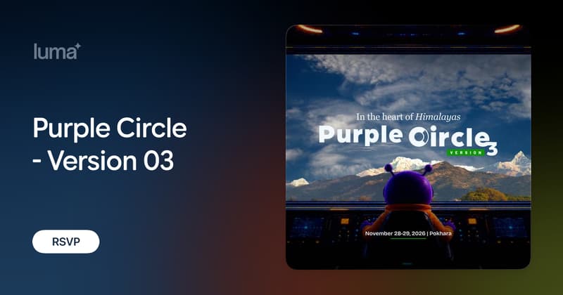Purple Circle — Version 03 event banner