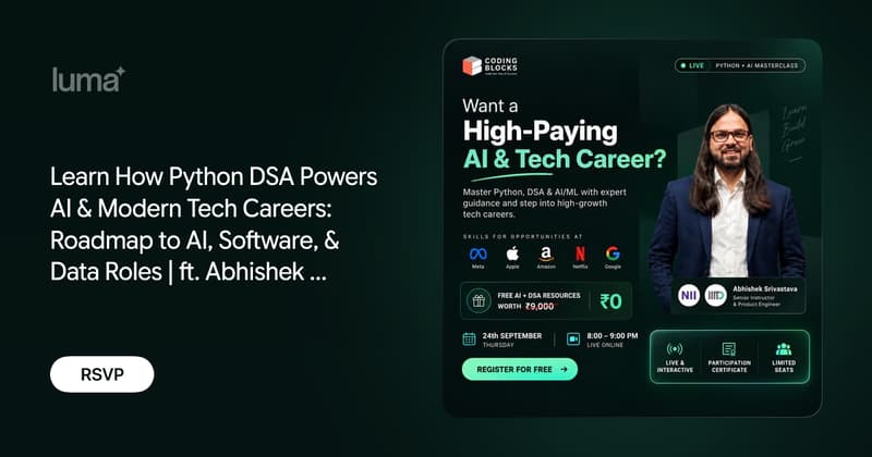 Learn How Python DSA Powers AI & Modern Tech Careers: Roadmap to AI ...