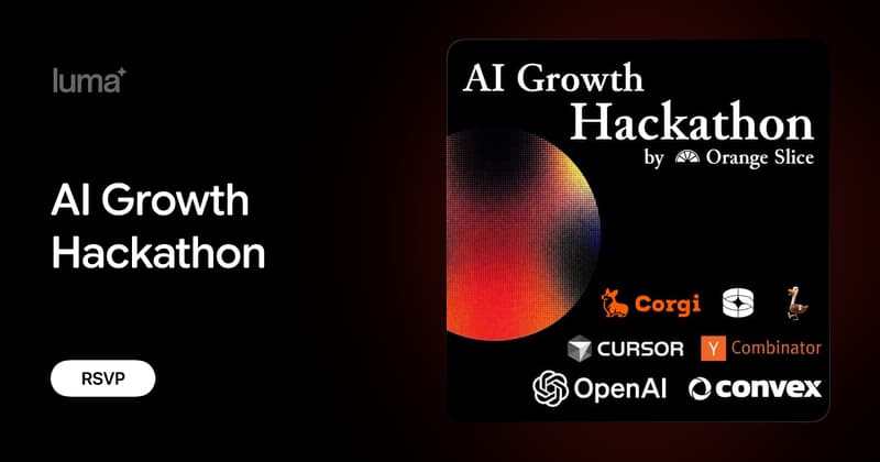 AI Growth Hackathon · Luma