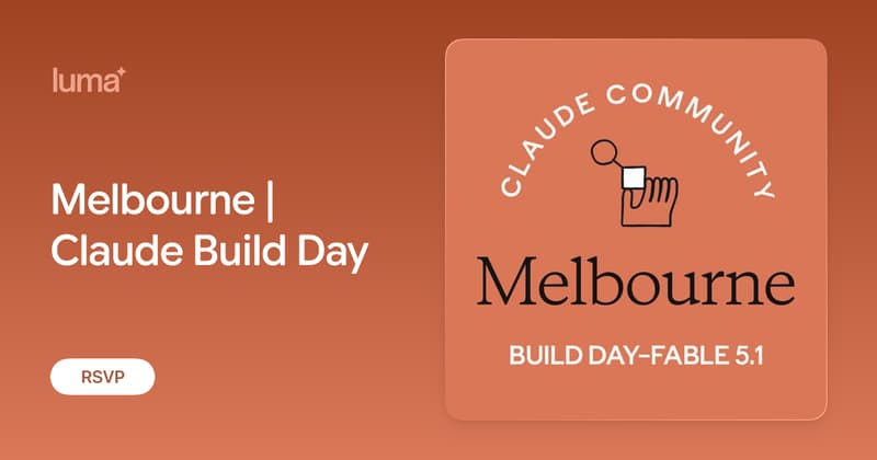Melbourne | Claude Build Day