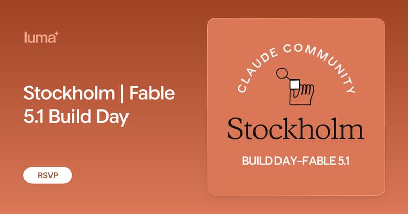 Stockholm | Fable 5.1 x Opus 5.5 Build Day