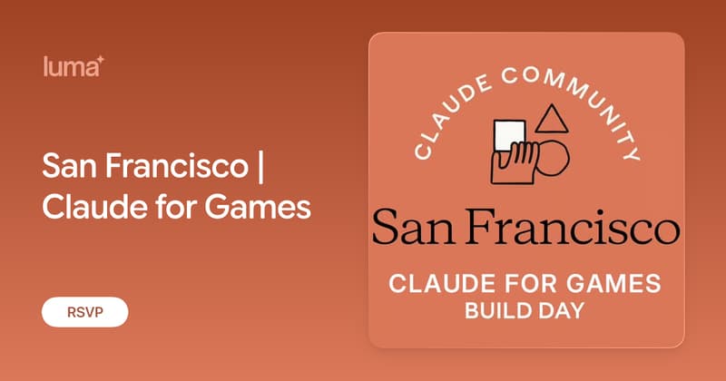 San Francisco | Claude for Games
