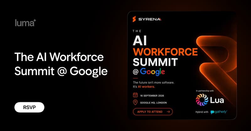 The AI Workforce Summit @ Google