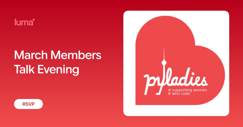 March Members Talk Evening · Luma