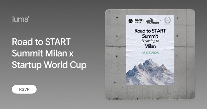 Road to START Summit - Milan Edition