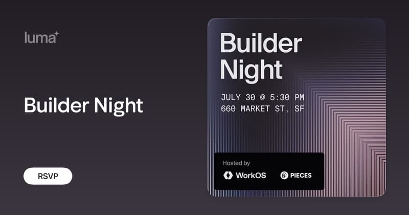 Builder Night event image