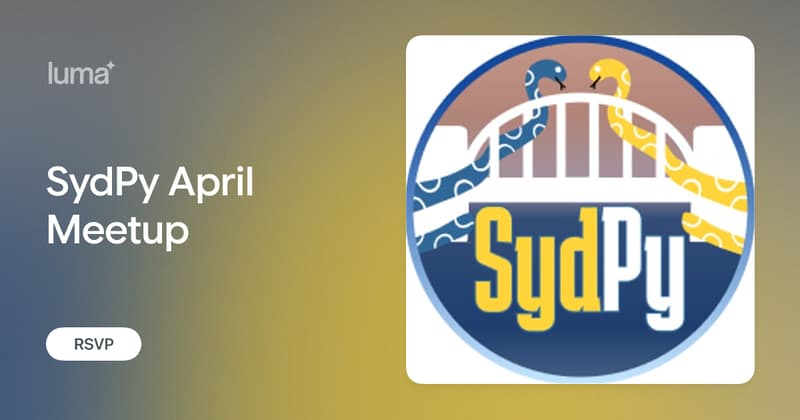 SydPy April Meetup · Luma
