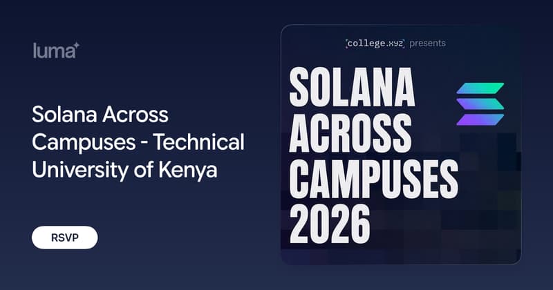 Solana Across Campuses — TUK