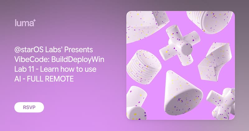 @starOS Labs' Presents VibeCode: BuildDeployWin Lab 11 - Learn how to use AI - FULL REMOTE