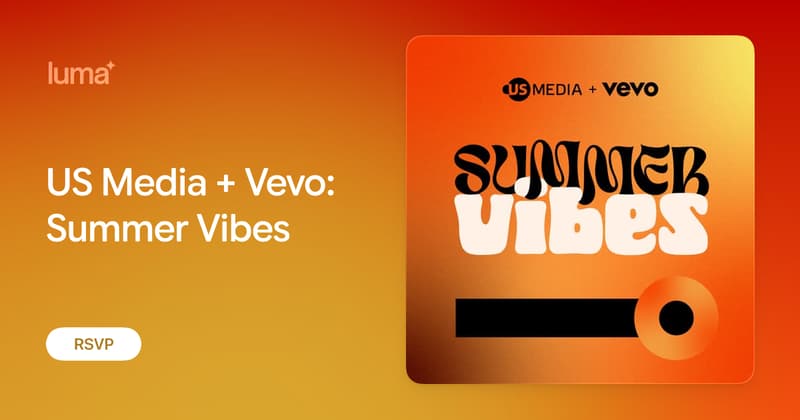 Capa: US Media + Vevo: Summer Vibes · Luma