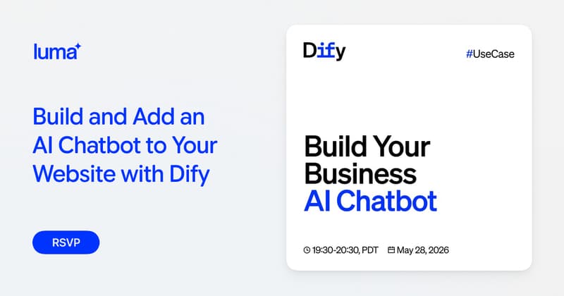 Build and Add an AI Chatbot to Your Website with Dify · Luma