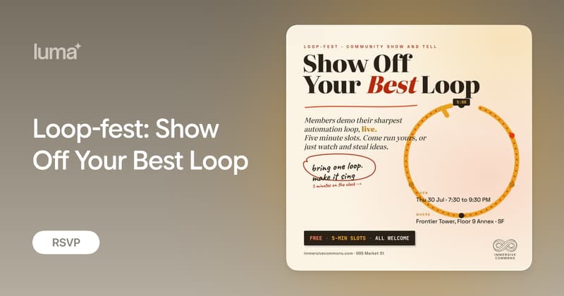 Loop-fest: Show Off Your Best Loop