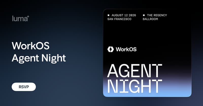 WorkOS Agent Night event image