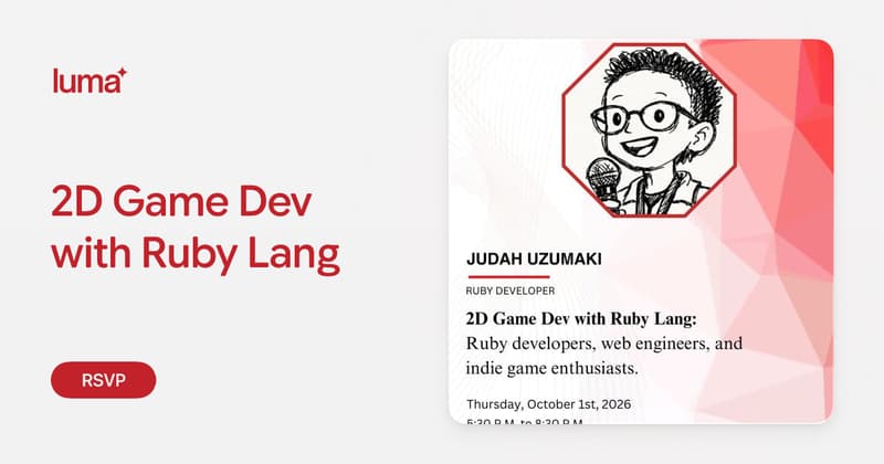 2D Game Dev with Ruby Lang · Luma