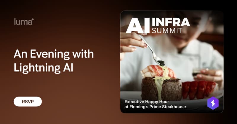 Evening w/ Lightning AI event image