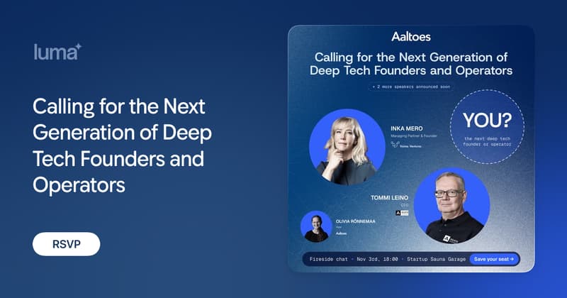 Calling for the Next Generation of Deep Tech Founders and Operators