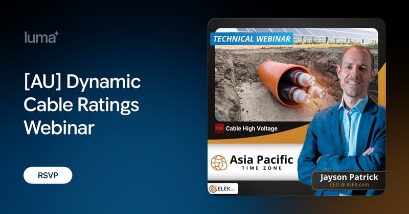 [AU] Dynamic Cable Ratings Webinar · Zoom · Luma