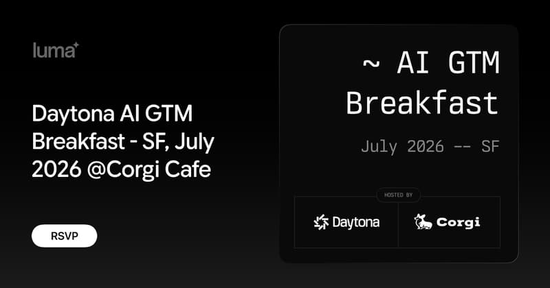 Daytona AI GTM Breakfast event image