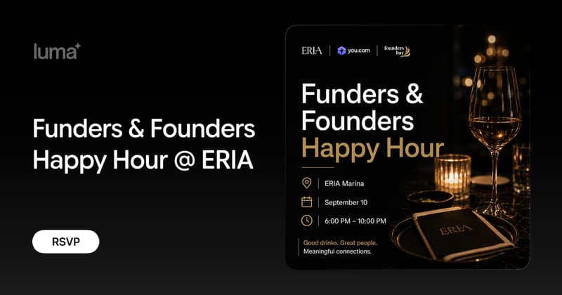 Founder/VC Dinner Happy Hour event image