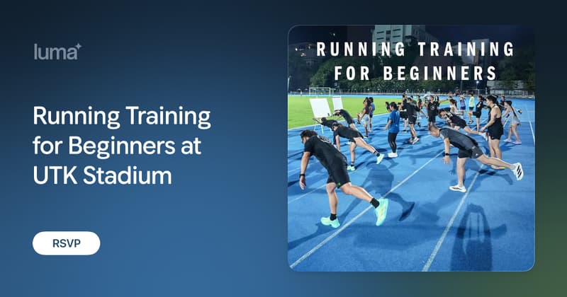Luma Training Running Training for Beginners at UTK Stadium · Luma
