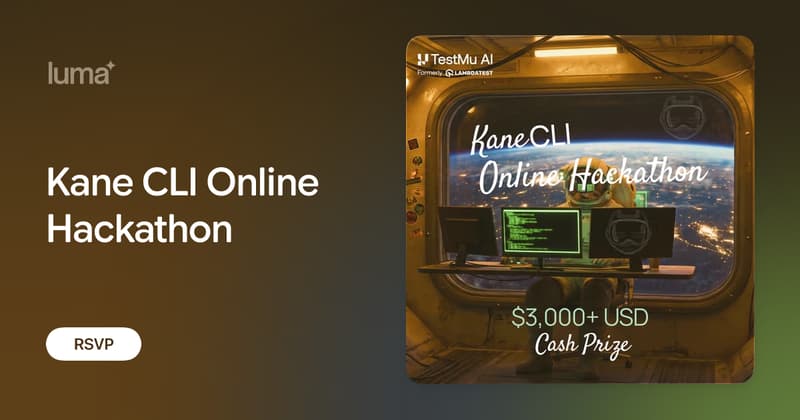Kane CLI Online Hackathon · Luma