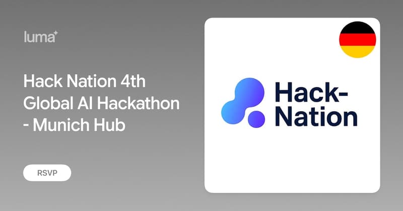 Hackathon Slides Example Hack Nation 4th Global AI Hackathon - Munich Hub · Luma
