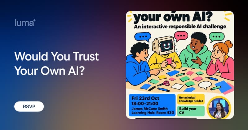 Event artwork for Would You Trust Your Own AI?