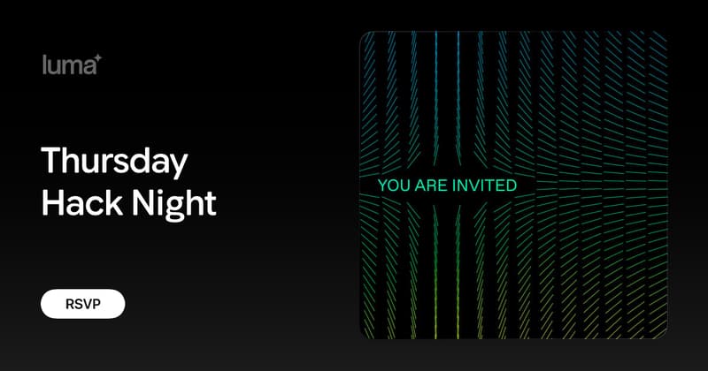 Thursday Hack Night · Luma