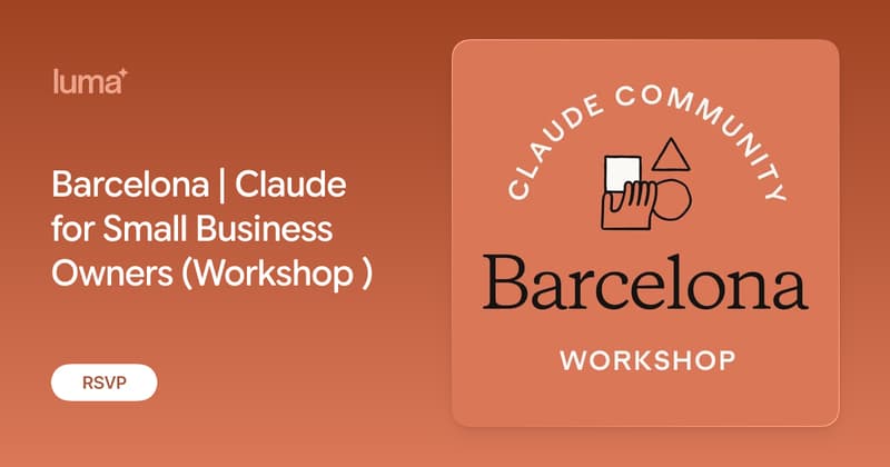 Barcelona | Claude for Small Business Owners (Workshop )