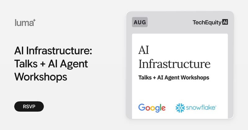AI Infrastructure - Talks & AI Agent Workshops event image