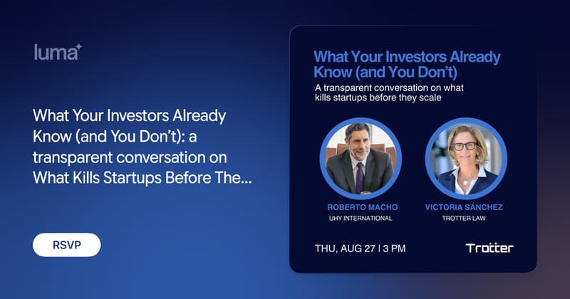 What Your Investors Already Know (and You Don’t): a transparent conversation on What Kills Startups Before They Scale