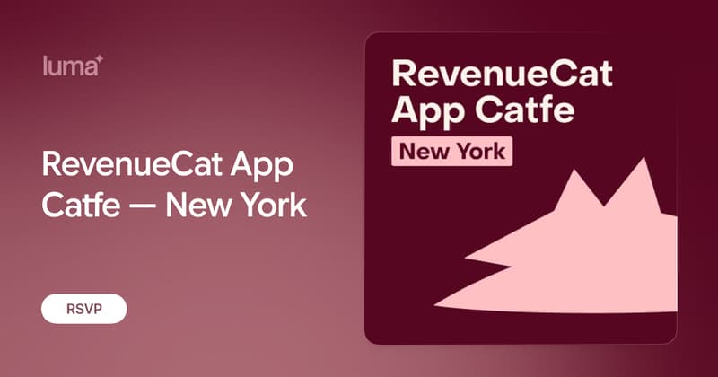 RevenueCat App Catfe — New York · Luma