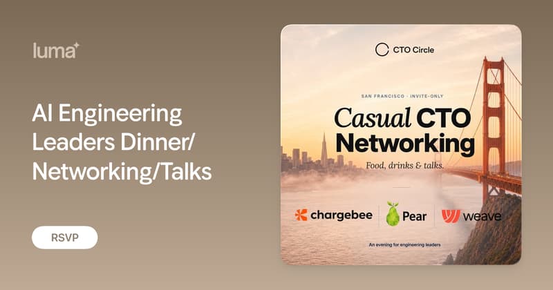AI Engg Leaders Dinner & Talks event image