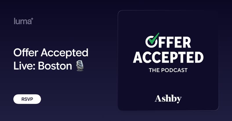 Offer Accepted Live: Boston