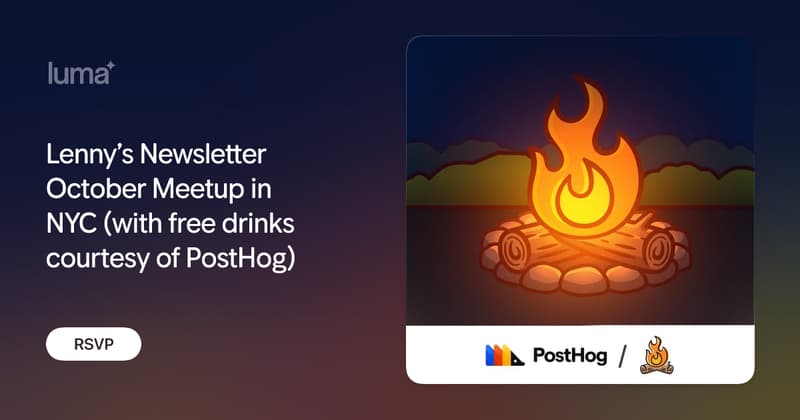 Lenny's Newsletter October Meetup in NYC