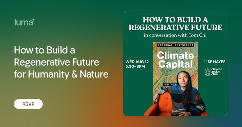 How To Build A Regenerative Future For Humanity & Nature event image