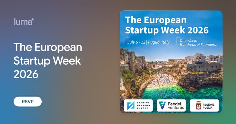 The European Startup Week 2026 · Luma