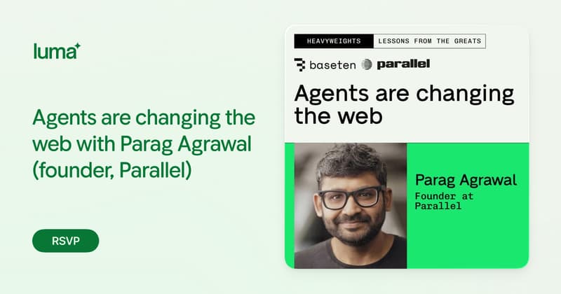 Agents Are Changing The Web event image