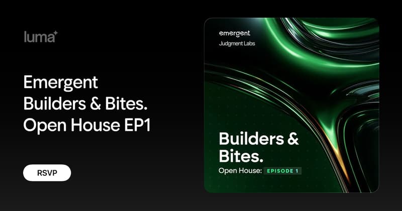 Emergent Builders & Bites - Open House event image