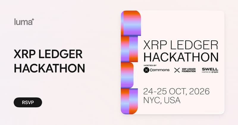 XRP LEDGER HACKATHON &middot; Luma
