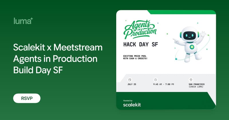 Scalekit Agents In Production Build Day event image
