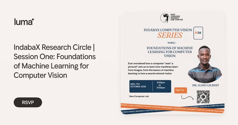 IndabaX Research Circle | Session One: Foundations of Machine Learning ...