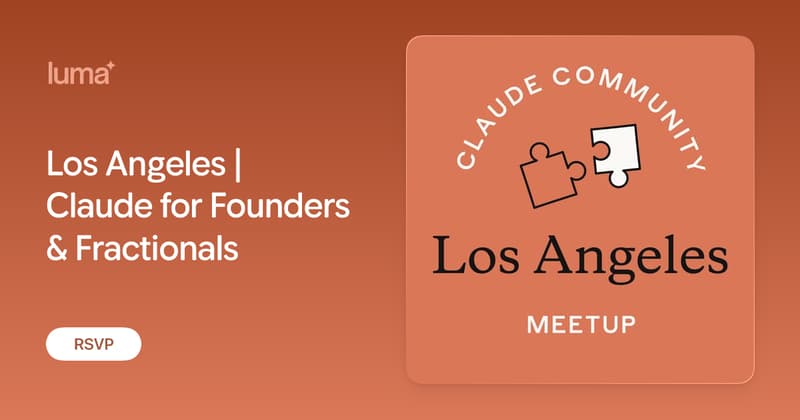 Los Angeles | Claude for Founders & Fractionals