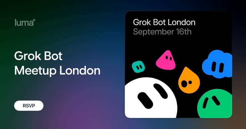 Grok Bot Meetup London