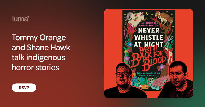 Tommy Orange and Shane Hawk talk indigenous horror stories