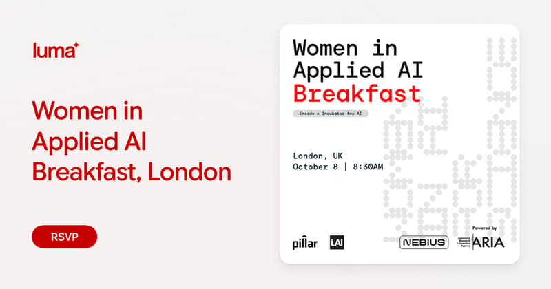 Women in Applied AI Breakfast, London
