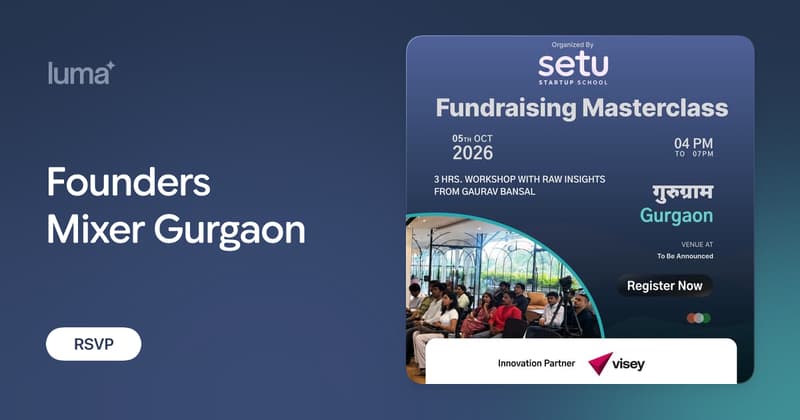 Founders Mixer Gurgaon