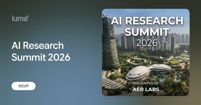 AI Research Summit 2026 · Luma