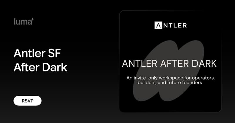 Antler SF After Dark event image