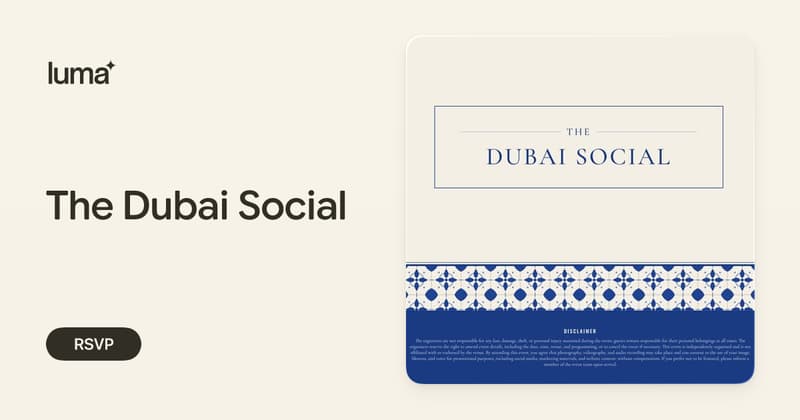 The Dubai Social at La Niña